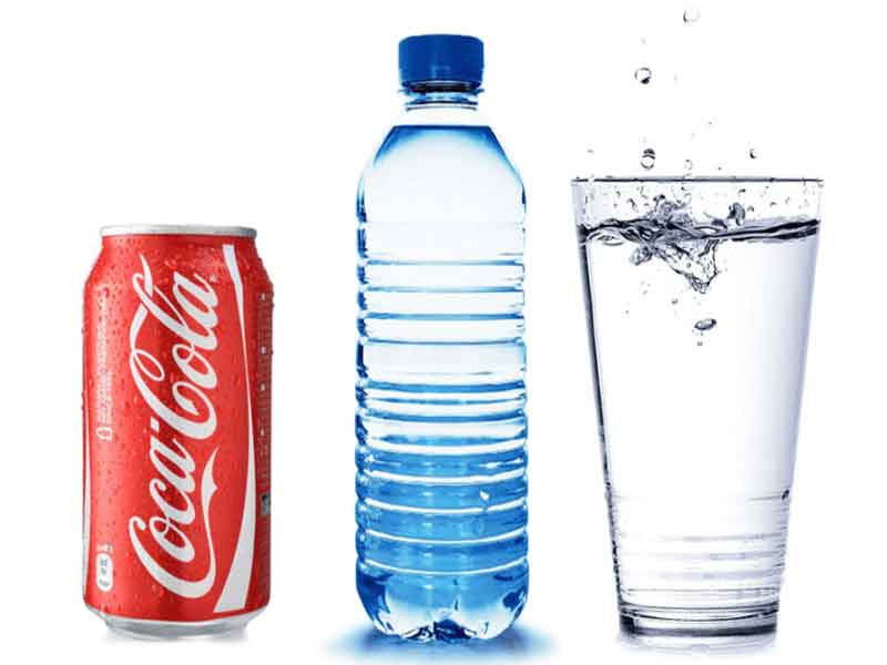 Coca Cola & Water