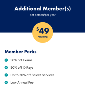 Member perks for additional member(s)